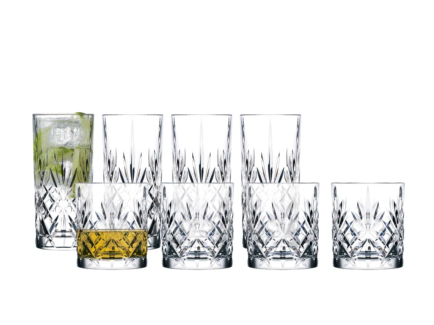 

Whiskyglas/Highball Melodia 8 dele